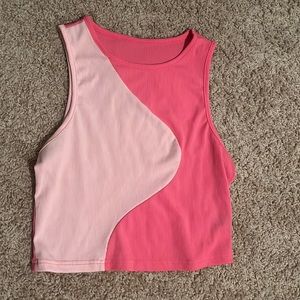 Pink Groovy Tank Top